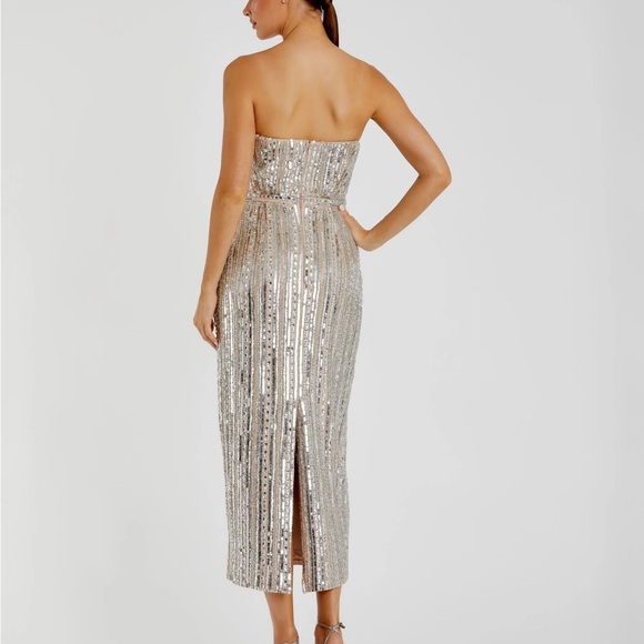 (223) ❤️ BNWT MAC DUGGAL
Embellished Strapless Column Dress #93831 - Picture 5 of 10